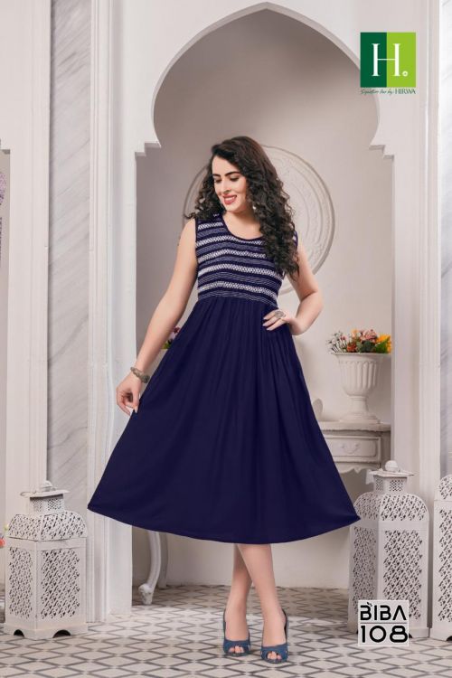 Hirwa Biba Designer Kurti Catalog